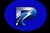 PowerPath Solutions logo featuring a blue road with white lane markings and lightning bolt